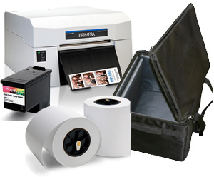 PRIMERA Impressa IP60 Digital Photo Printer with 6 LUSTER 2 Roll Photo  Paper, Full INK and Printer Carrying Case Bundle